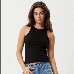 Afends Black Tank Top Small